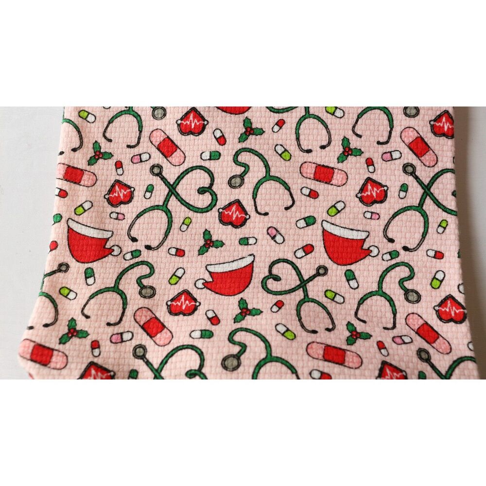 Swig Life Cotton Towel Scrub Life Christmas Print 27.5 x 17.75 NWT Gift - Picture 2 of 4